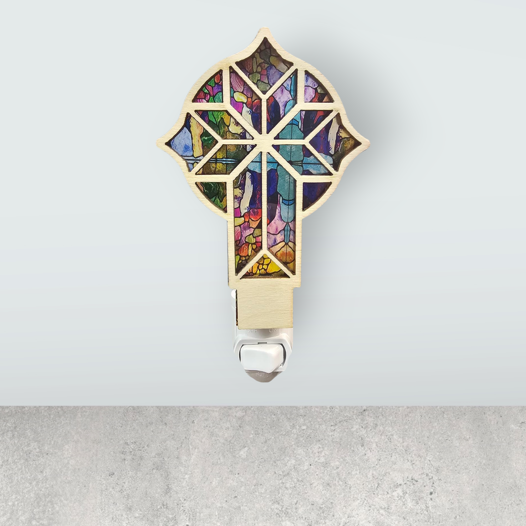 Cross LED Nightlight – Christian Home Decor Light
