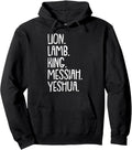 Yeshua Messiah Christmas X-Mas Holiday Religious Christian Pullover Hoodie