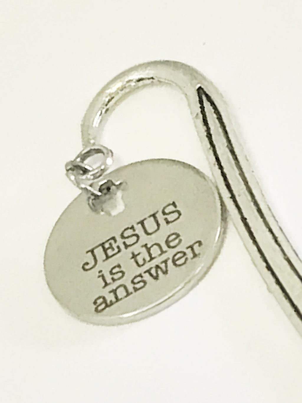 Christian Bookmark, Jesus Is The Answer Bookmark, Bible Bookmark, Christian Gifts, Christian Planner Accessories, Baptism Gift