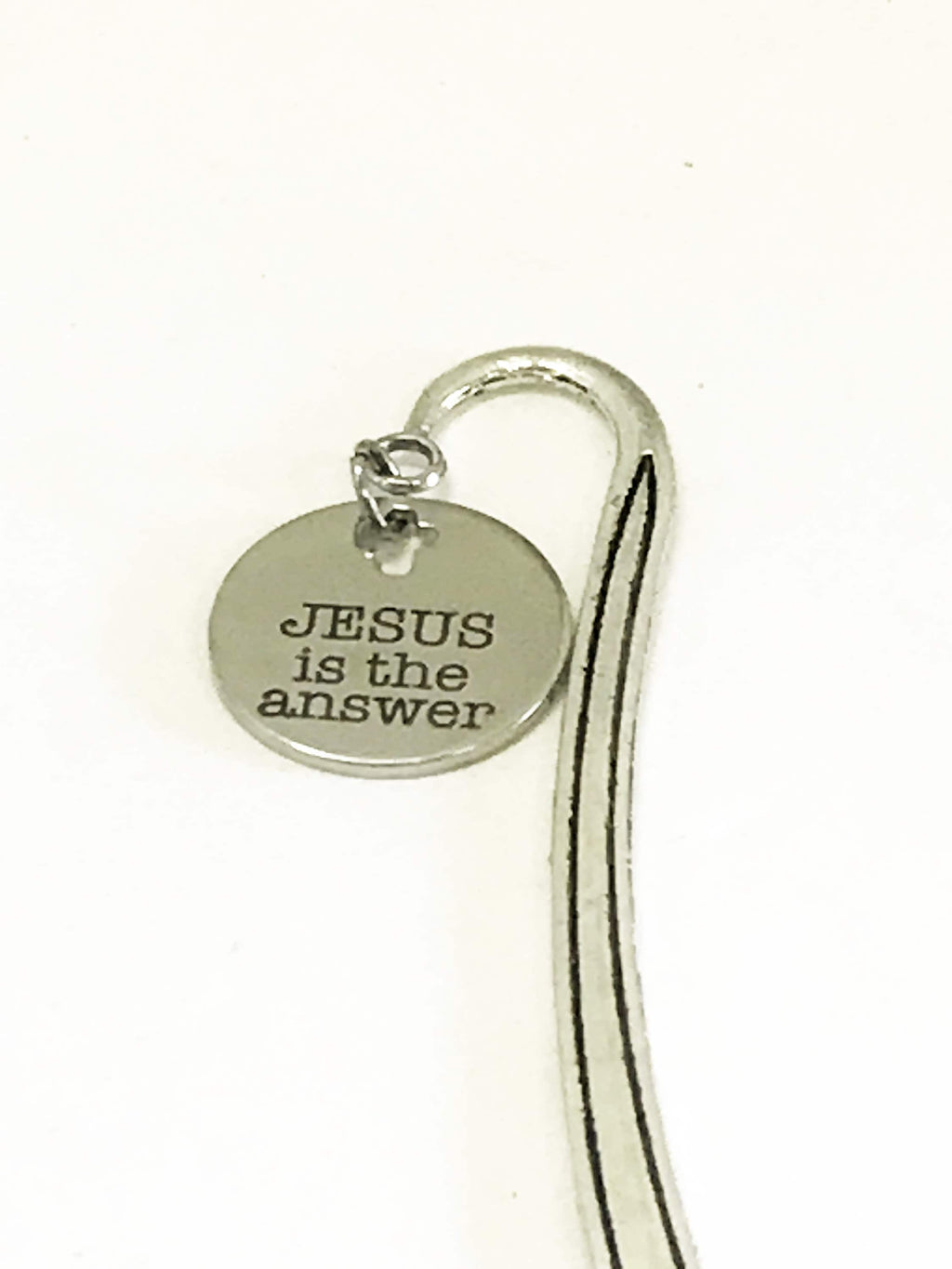 Christian Bookmark, Jesus Is The Answer Bookmark, Bible Bookmark, Christian Gifts, Christian Planner Accessories, Baptism Gift