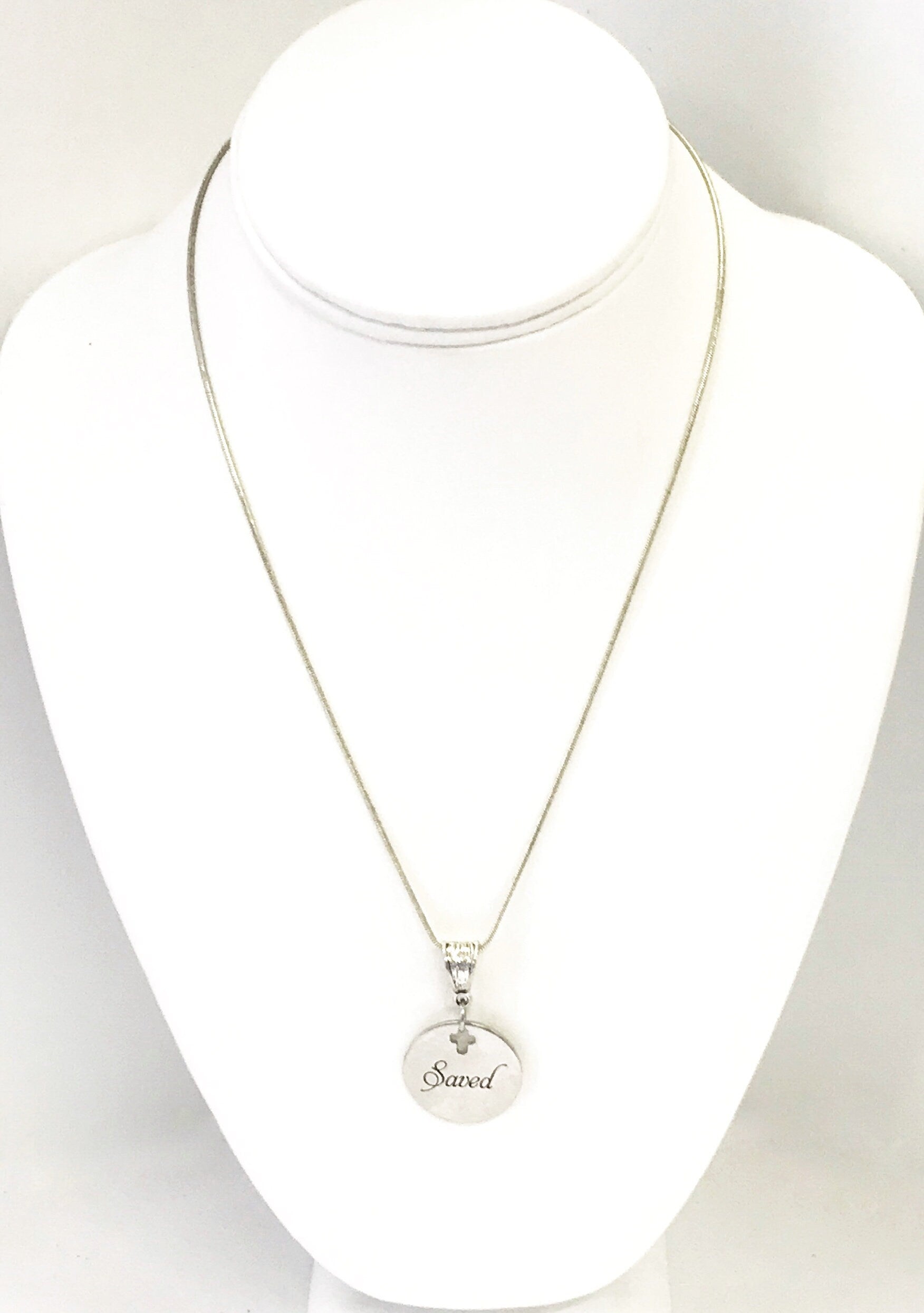 Christian Jewelry, Christian Gift, Christian Necklace, Saved Necklace, Baptism Jewelry, Religious Jewelry, Baptism Gift, Confirmation Gift