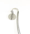 Planner Charm, Pray Wait Trust Bookmark, Planner Accessories, Bookmark Charm, Wait On God Charm, Planner Christian Gift, Christian Charm