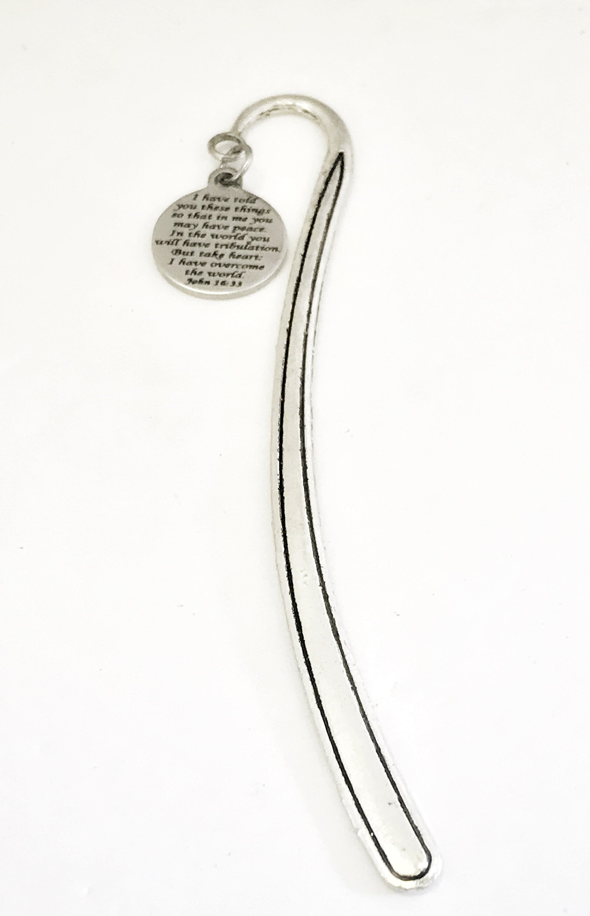 Planner Charm, Peace In The Lord Bible Bookmark, Planner Accessories, Christian Bookmark Charm, Christian Planner Gift, Christian Charm