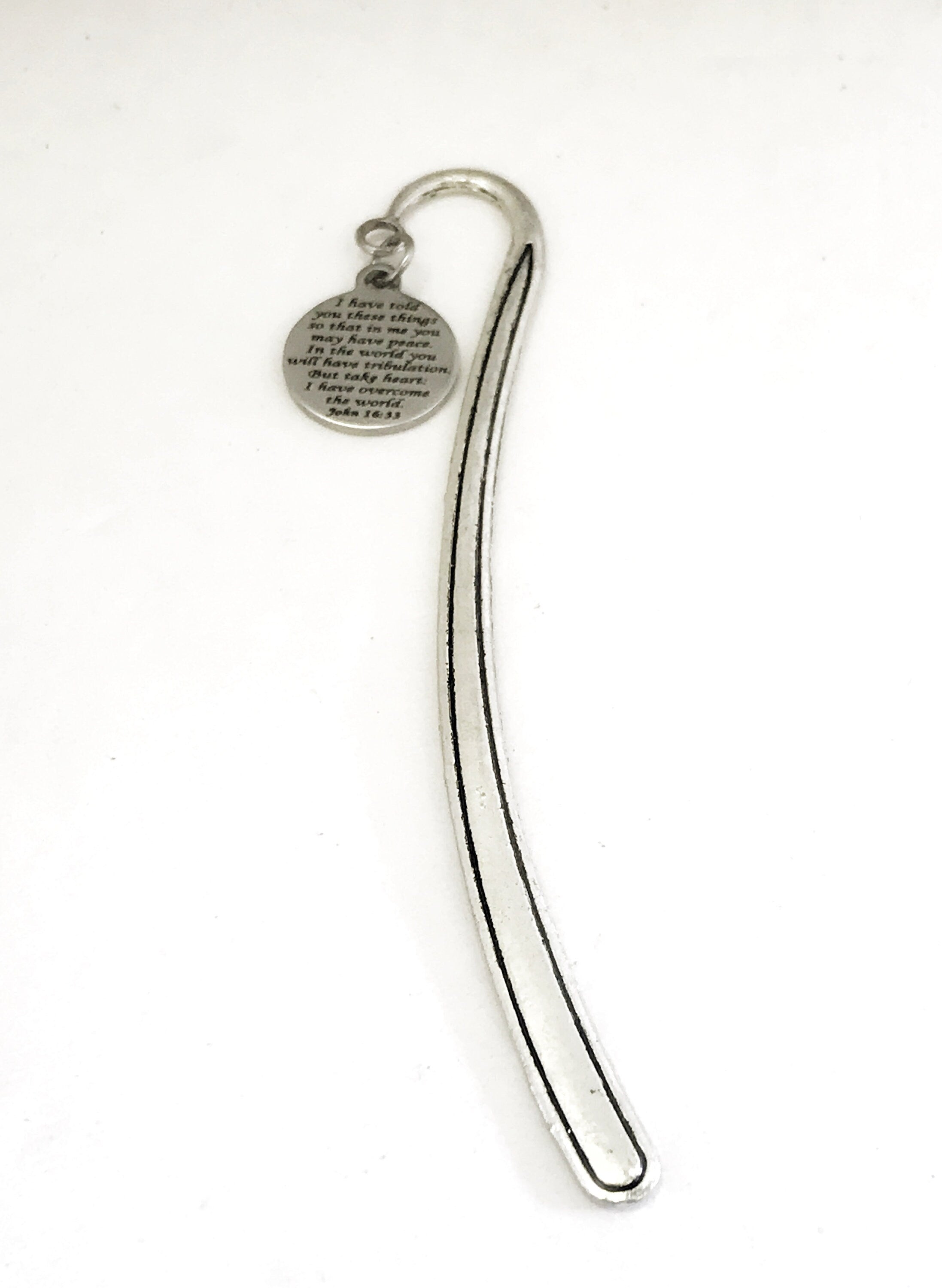 Planner Charm, Peace In The Lord Bible Bookmark, Planner Accessories, Christian Bookmark Charm, Christian Planner Gift, Christian Charm