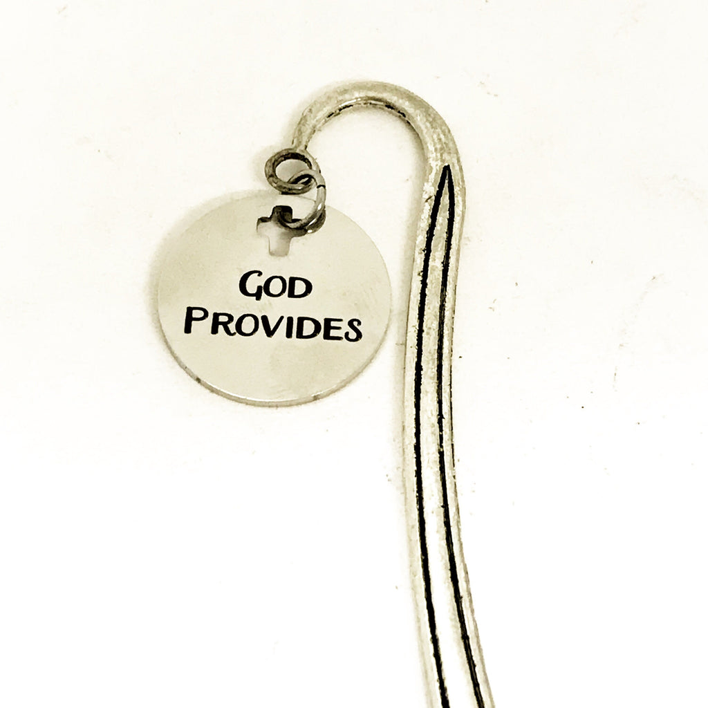 God Provides Bookmark, Reader Gifts, Bible Bookmark, Planner Accessories, Christian Bookmark, Christian Reader Gift, Planner Bookmark