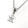 Faith Gifts, My Savior He Can Move The Mountains Necklace, Christian Gifts, Scripture Gifts, Matthew 17 20 Gift, Religious Gifts