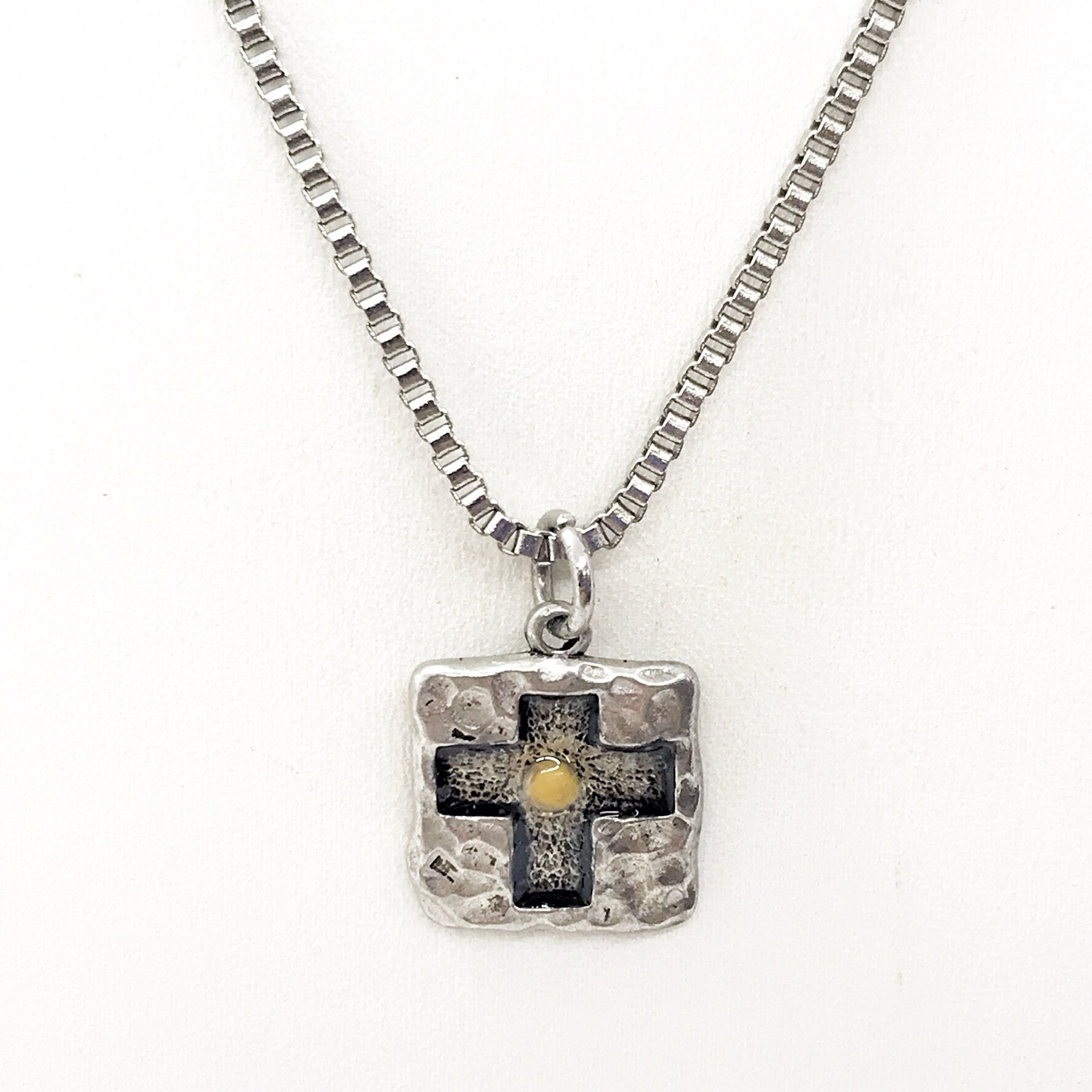 Mustard Seed Gift, Mustard Seed Necklace, Man Necklace, Gift For Him, Mustard Seed Cross, Christian Gift, Matthew 17 20 Gift, Faith Gift