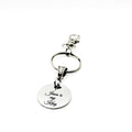 Jesus Is My King Keychain Stainless Steel Engraved Charm With Cross Cut Out Christian Faith Gift From JKCE Designs Religious Accessory
