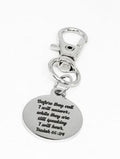 Isaiah 65 24 Clip On Charm Stainless Steel Bible Verse Charm Faith Based Gift Religious Keychain Christian Jewelry Encouragement Gift