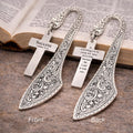Success Scripture Cross Bookmark Stainless Steel Bible Verse Faith Bookmark Christian Gift Inspirational Religious Bookmark